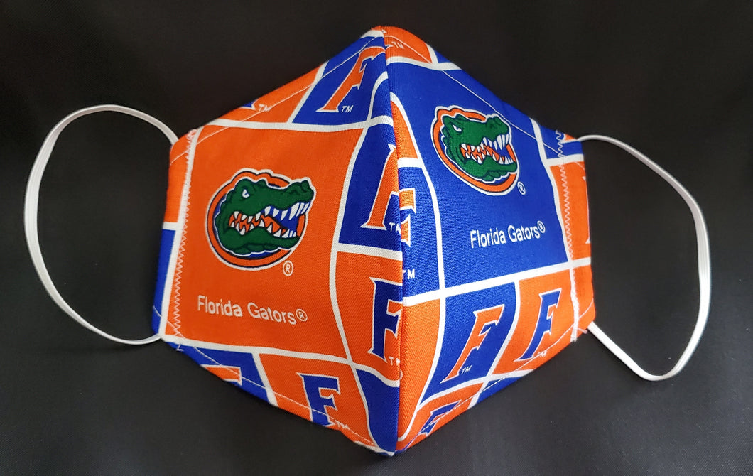 Florida Gators Print Fabric face mask