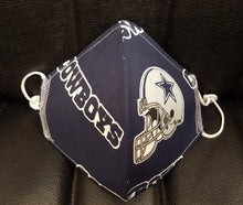 Load image into Gallery viewer, Dallas Cowboys Fabric print Mask
