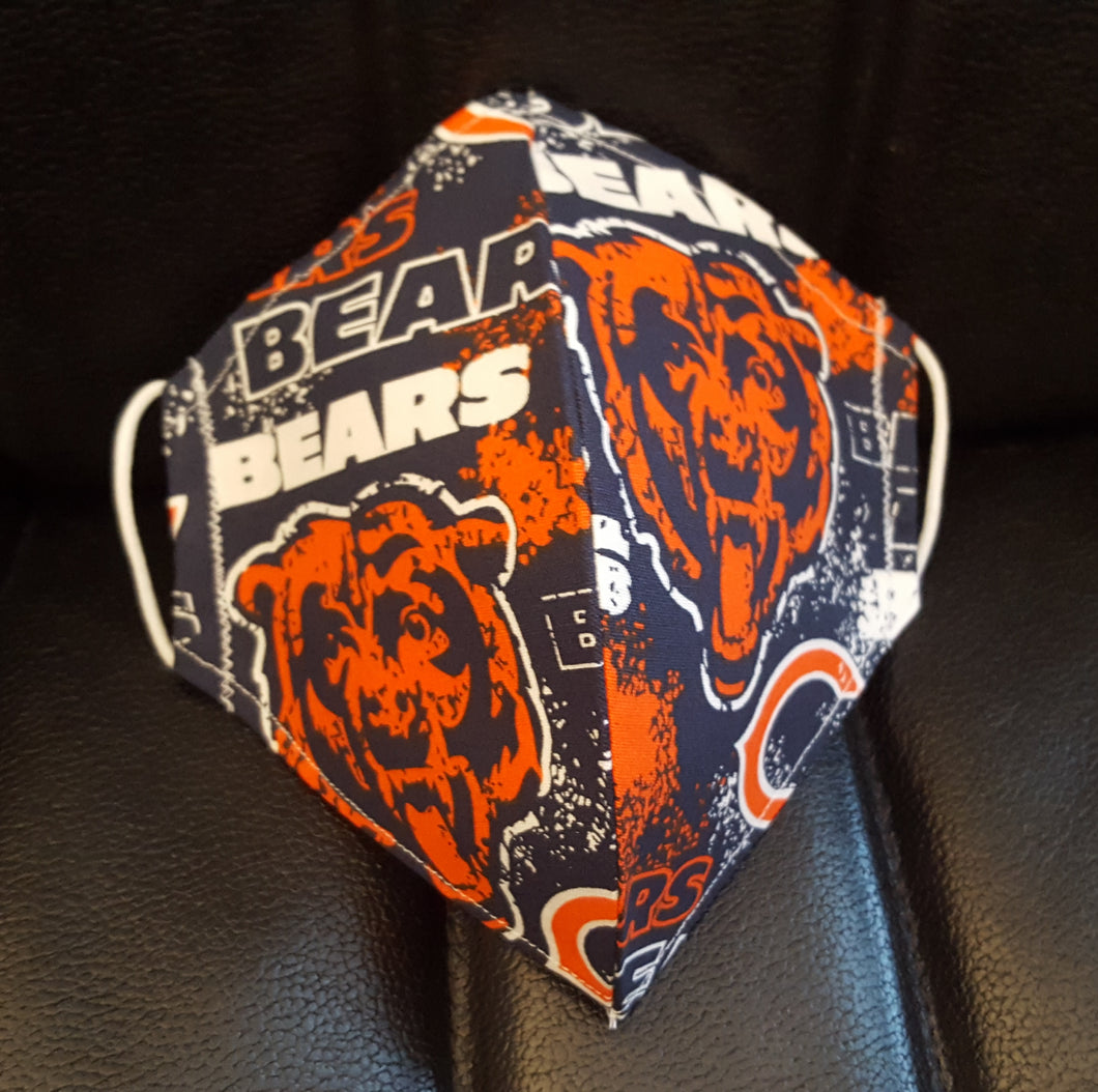 Chicago Bears- Chicago Sox Print Fabric face mask