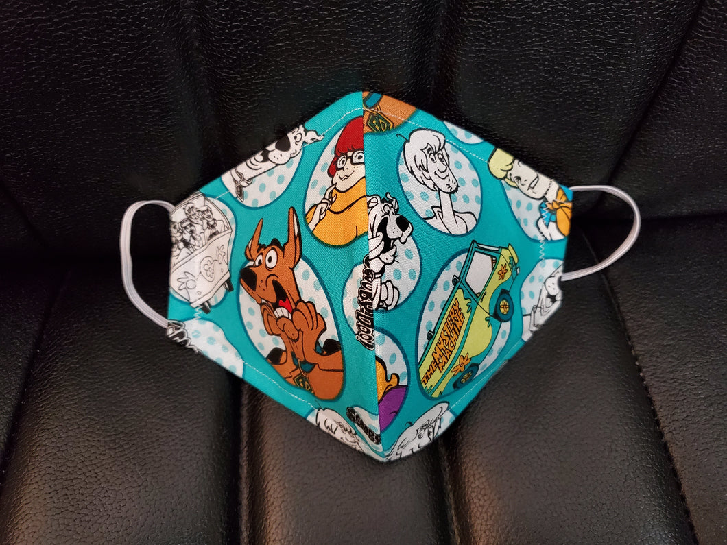 Scooby Doo print face mask -