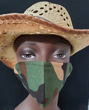 Load image into Gallery viewer, Camo Face Mask-
