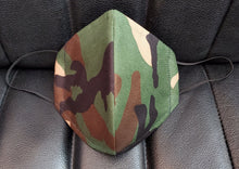Load image into Gallery viewer, Camo Face Mask-
