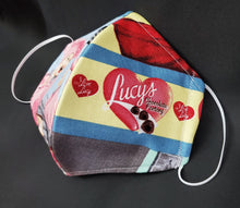 Load image into Gallery viewer, I Love Lucy Fabric Print Mask
