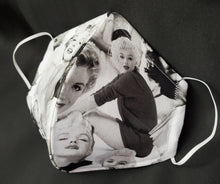 Load image into Gallery viewer, Marilyn Monroe Fabric Print Mask
