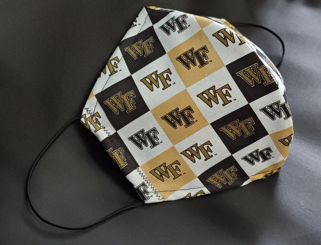 Wake Forest Print Fabric face mask