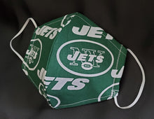 Load image into Gallery viewer, Jets Print Fabric face mask
