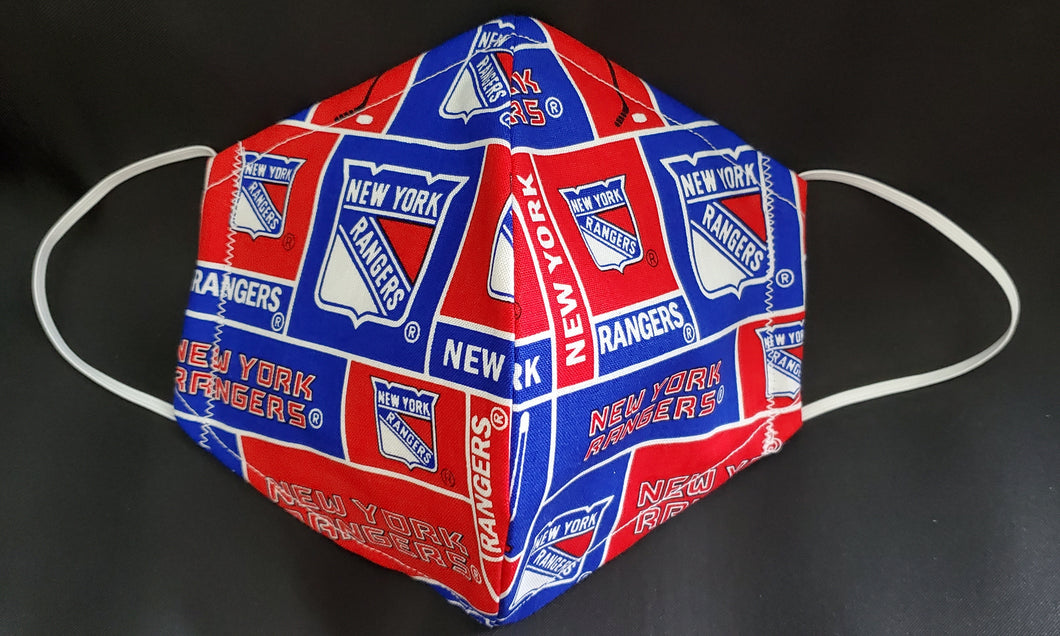 New York Rangers Print Fabric face mask