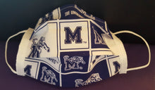 Load image into Gallery viewer, University of Memphis Print Mask-
