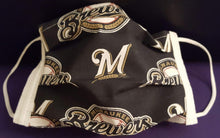 Load image into Gallery viewer, Milwaukee Brewers Print Face Mask-

